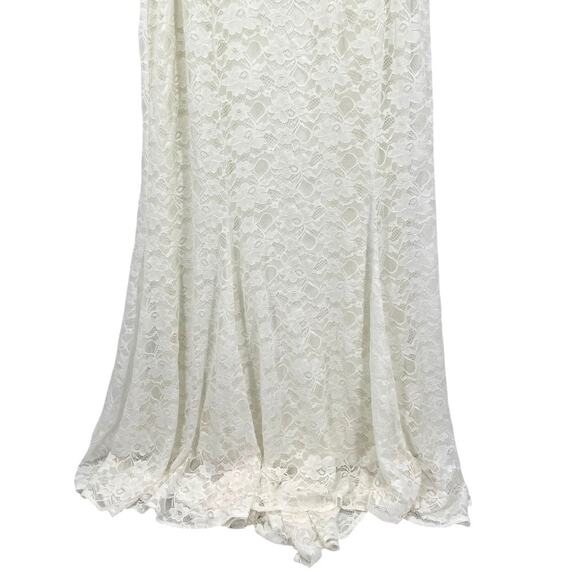 NEW Torrid Ever After Ivory Lace Gown Wedding Dress Women's Size 18 - Picture 14 of 14